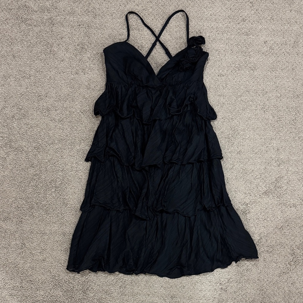 Trina Turk Black tiered dress 2